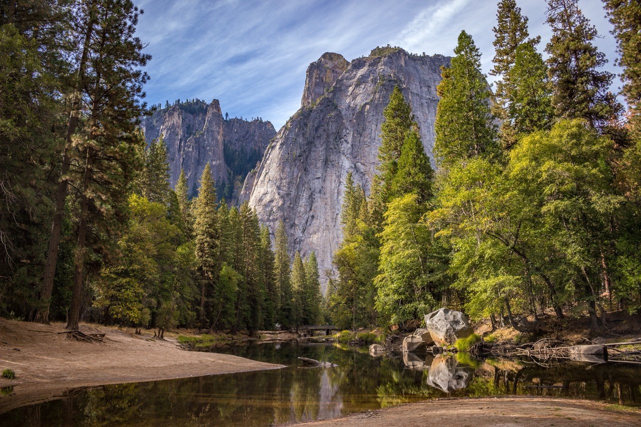 landscape tree forest rock waterfall wilderness 34597 pxhere.com